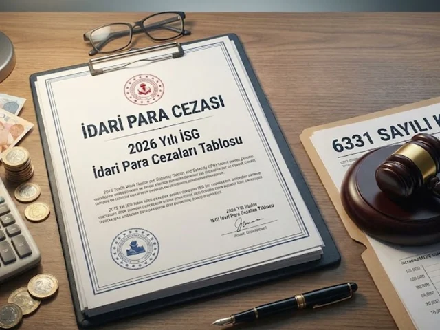 2026 yılı İSG idari para cezaları tablosu ve hesap makinesi.